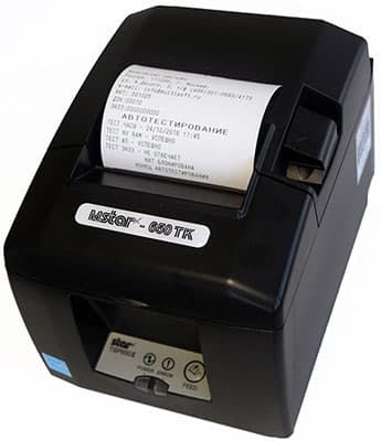 Фискальный регистратор MStar-650TK
С установленной термолентой